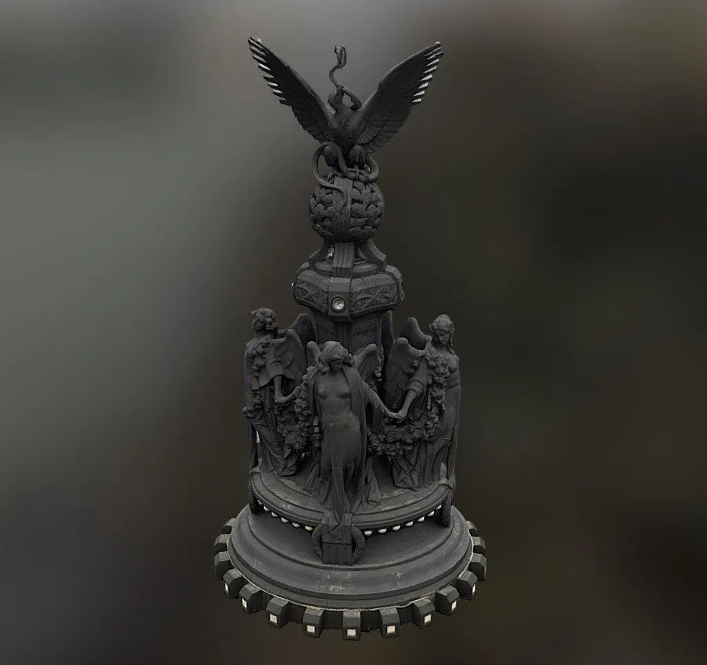 PBR Game 3D Models – Esculturas Palacio De Bellas Artes