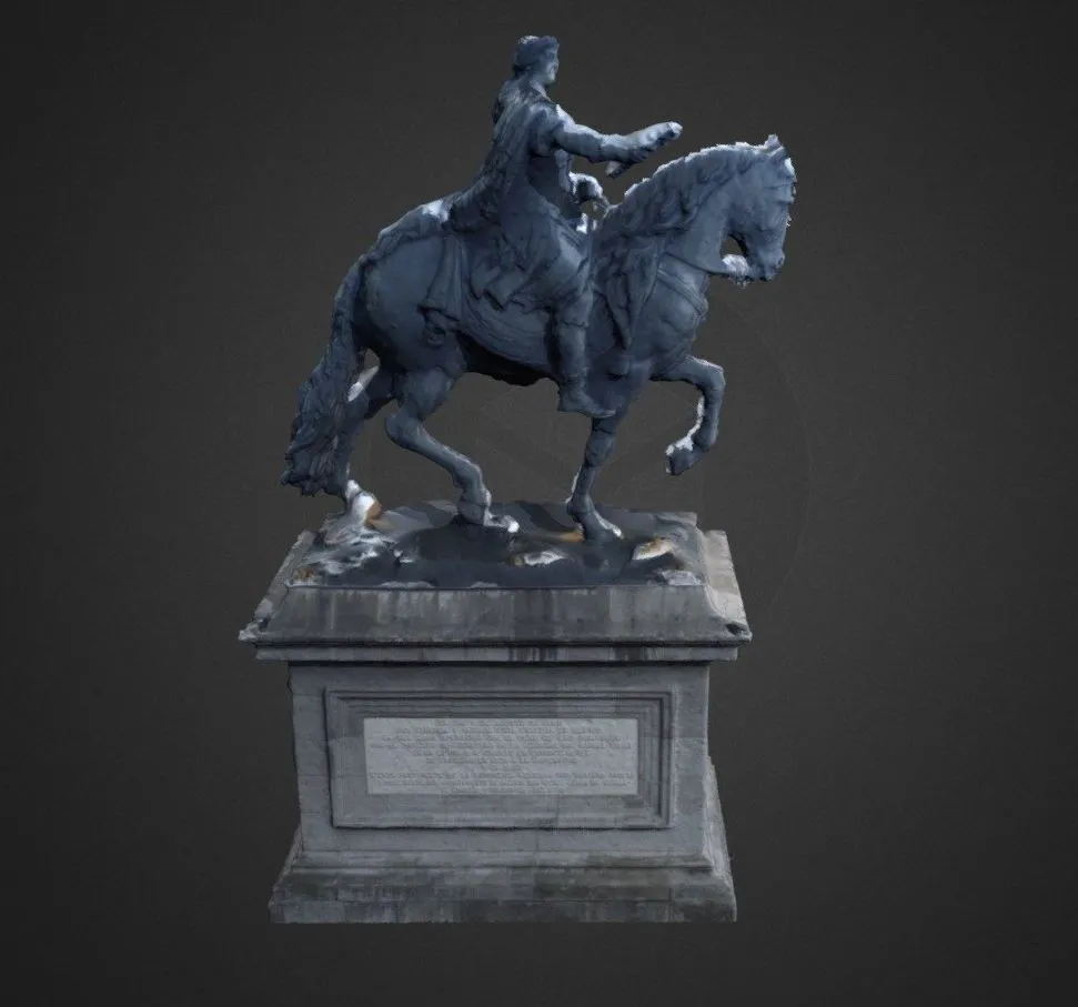 PBR Game 3D Models – Estatua Ecuestre De Carlos Iv El Caballito