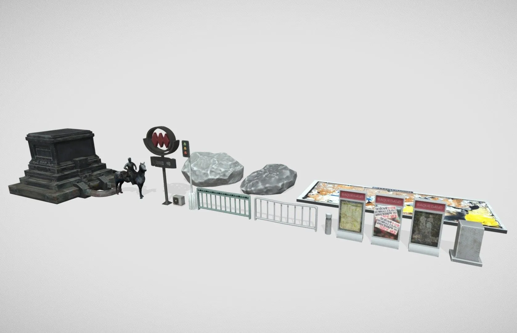 PBR Game 3D Models – Evolutionisflorae Environment Props