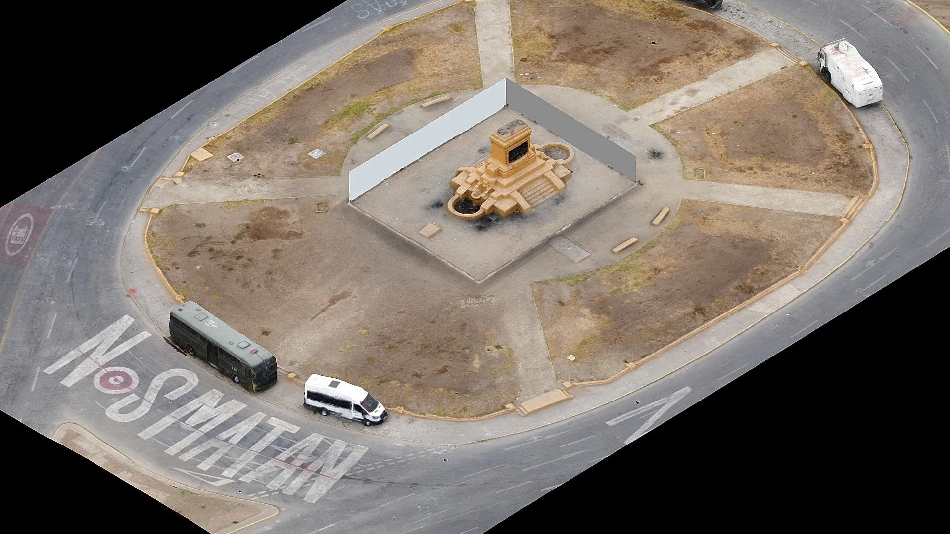 PBR Game 3D Models – Ex Monumento Del General Baquedano