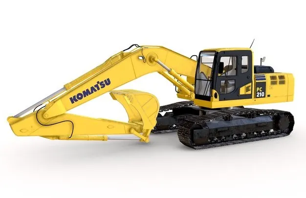 PBR Game 3D Models – Excavator Model 210