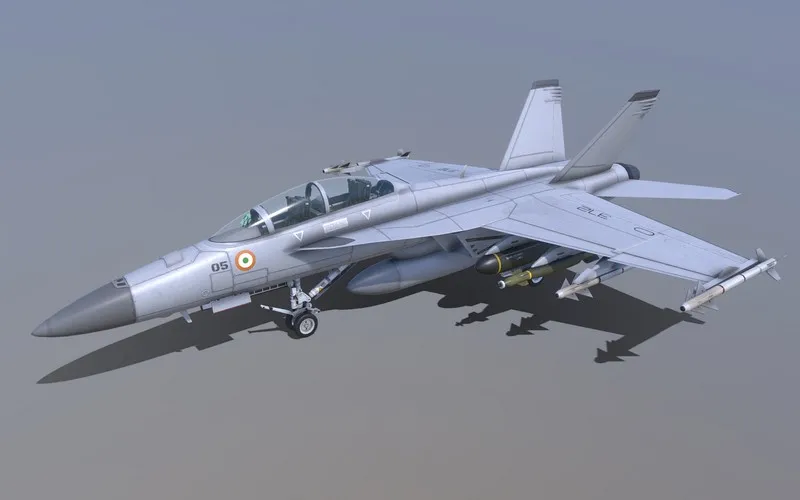 PBR Game 3D Models – F-18 Super Hornet