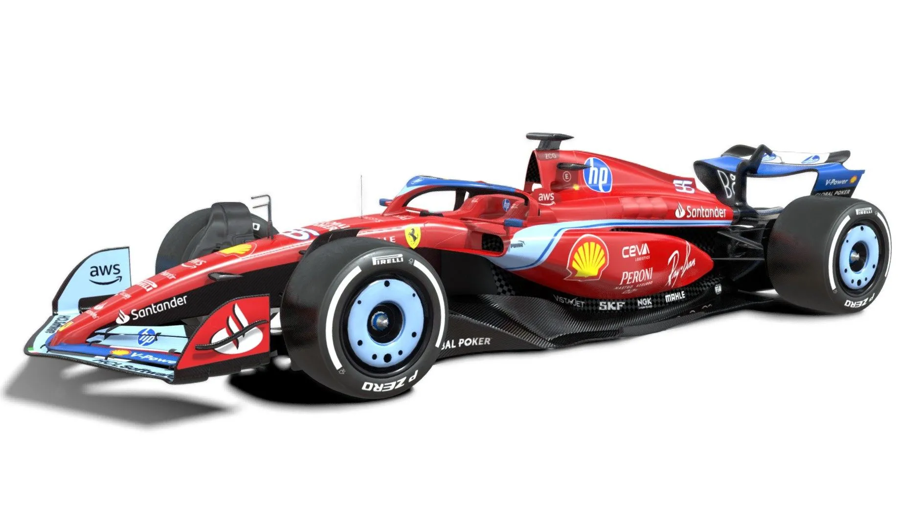 PBR Game 3D Models – F1 Ferrari Sf 24 Miami 2024