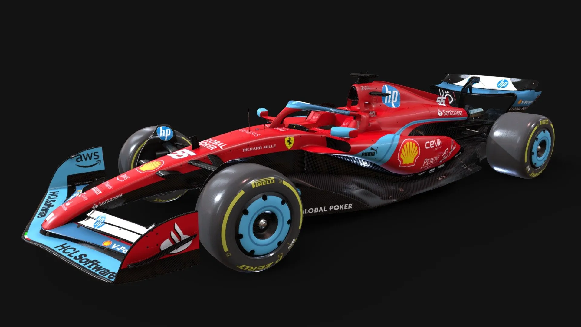 PBR Game 3D Models – F1 Ferrari SF-24