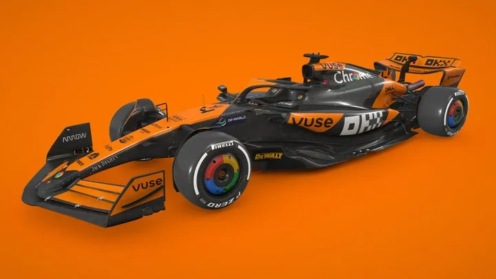 PBR Game 3D Models – F1 Mclaren MCL38