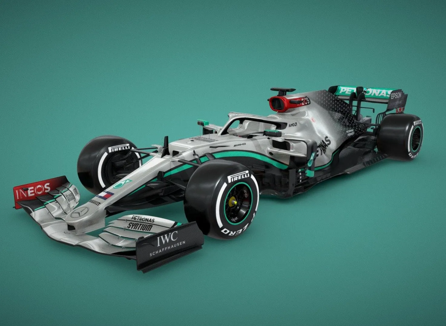 PBR Game 3D Models – F1 Mercedes W11 2020