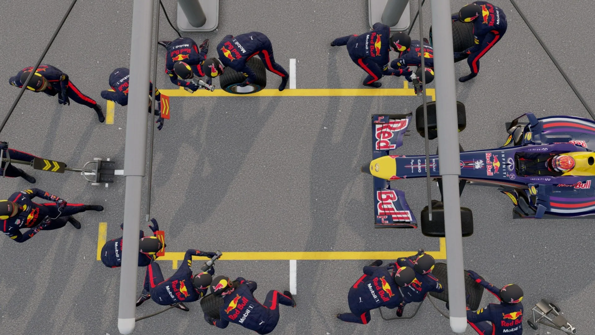 PBR Game 3D Models – F1 Pit Stop