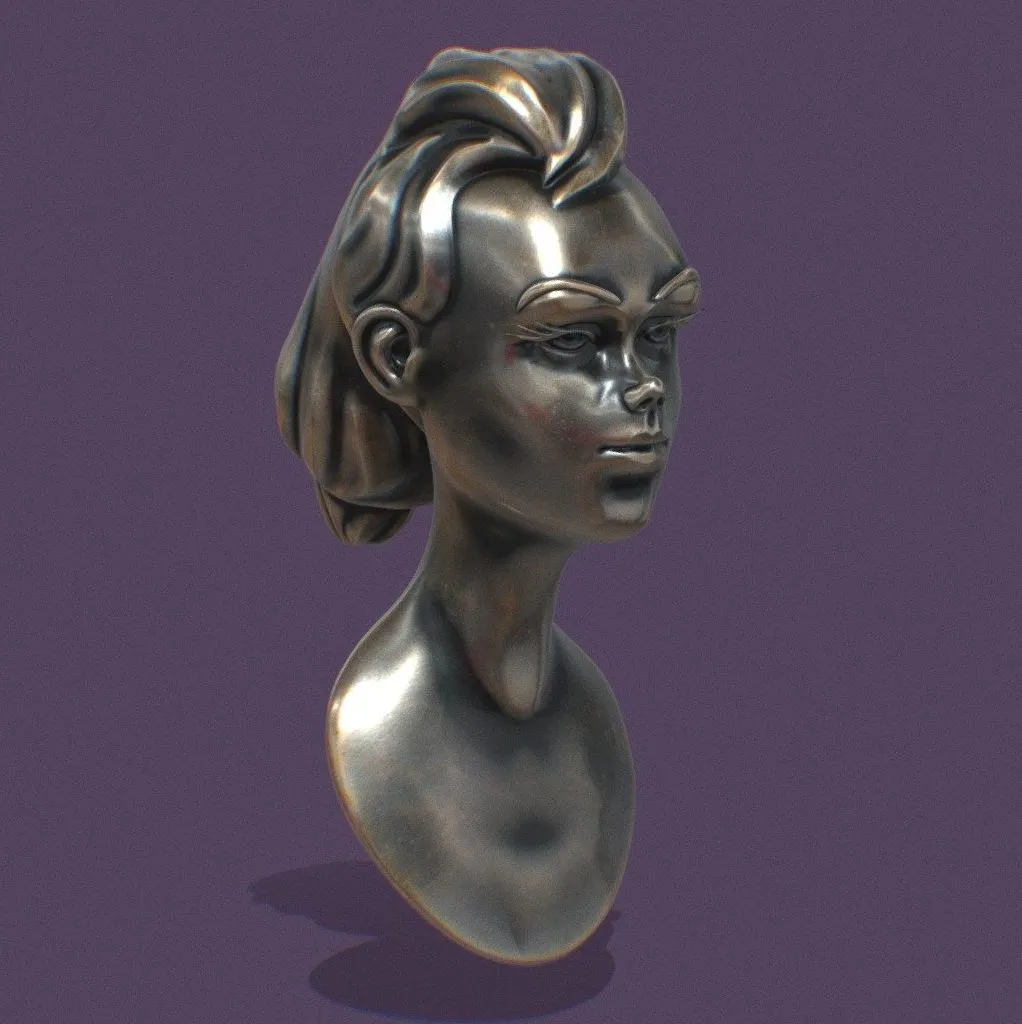 PBR Game 3D Models – Face W2