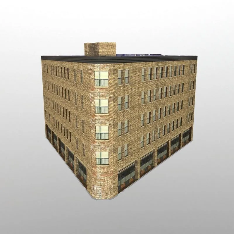PBR Game 3D Models – Factory building