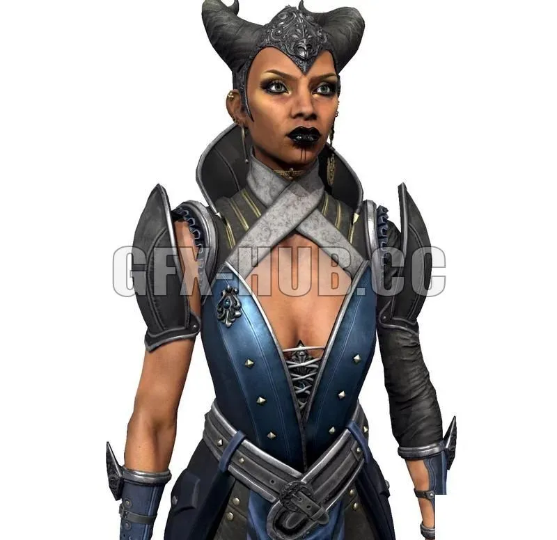 PBR Game 3D Models – Fantasy character Vivienne