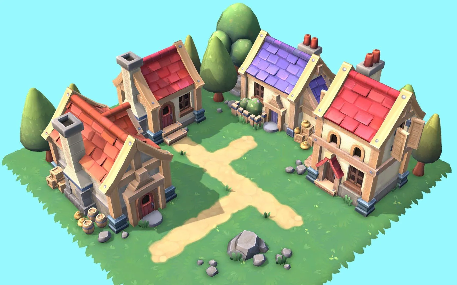 PBR Game 3D Models – Fantasy Set