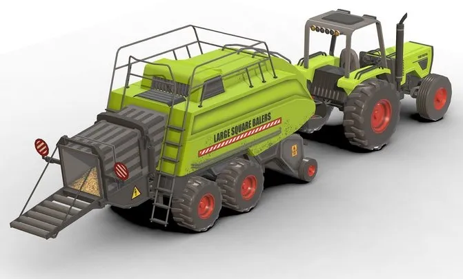 PBR Game 3D Models – Farm Tractors And Bulldozers