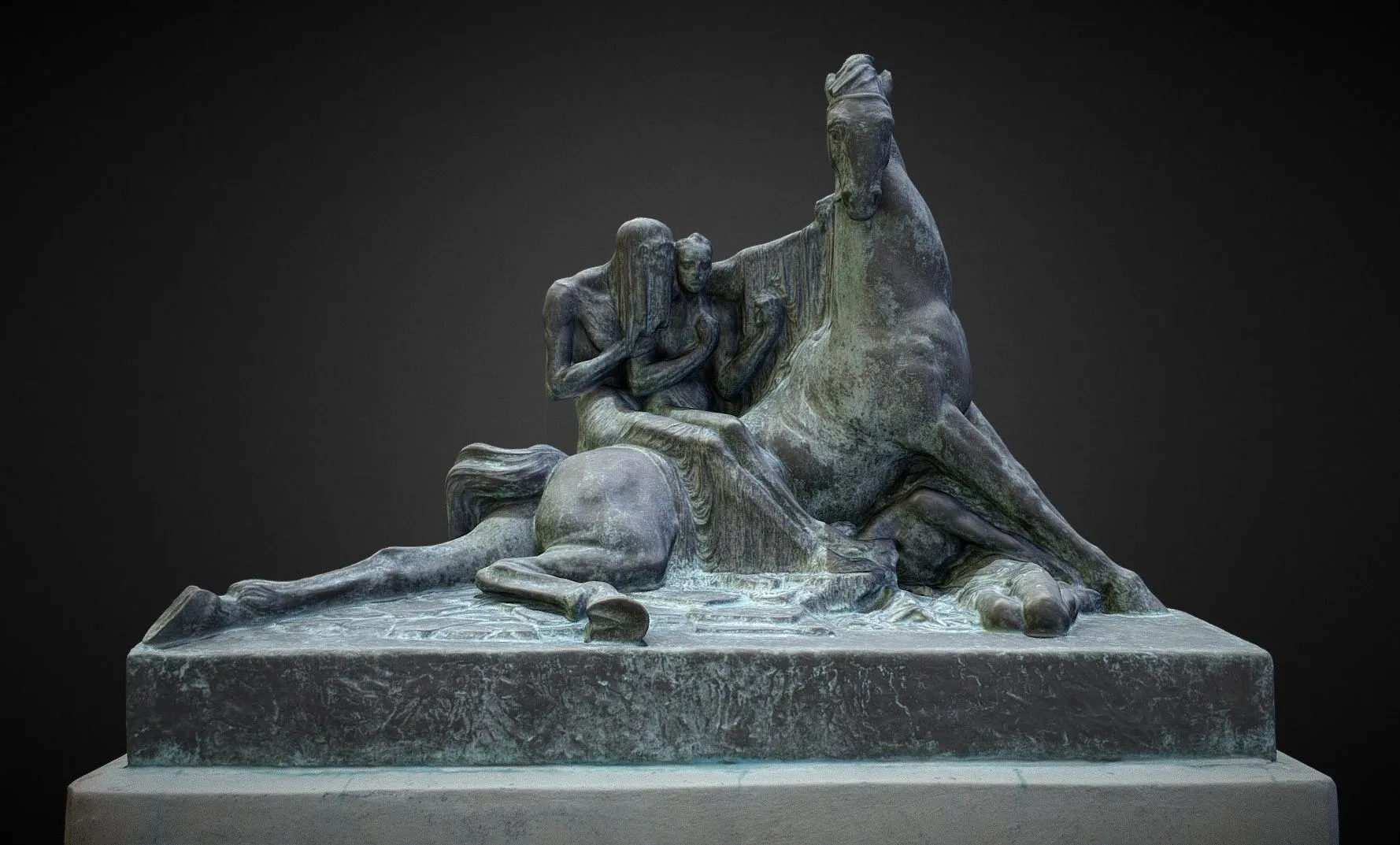 PBR Game 3D Models – Fate By Einar Jonsson 1874 1954