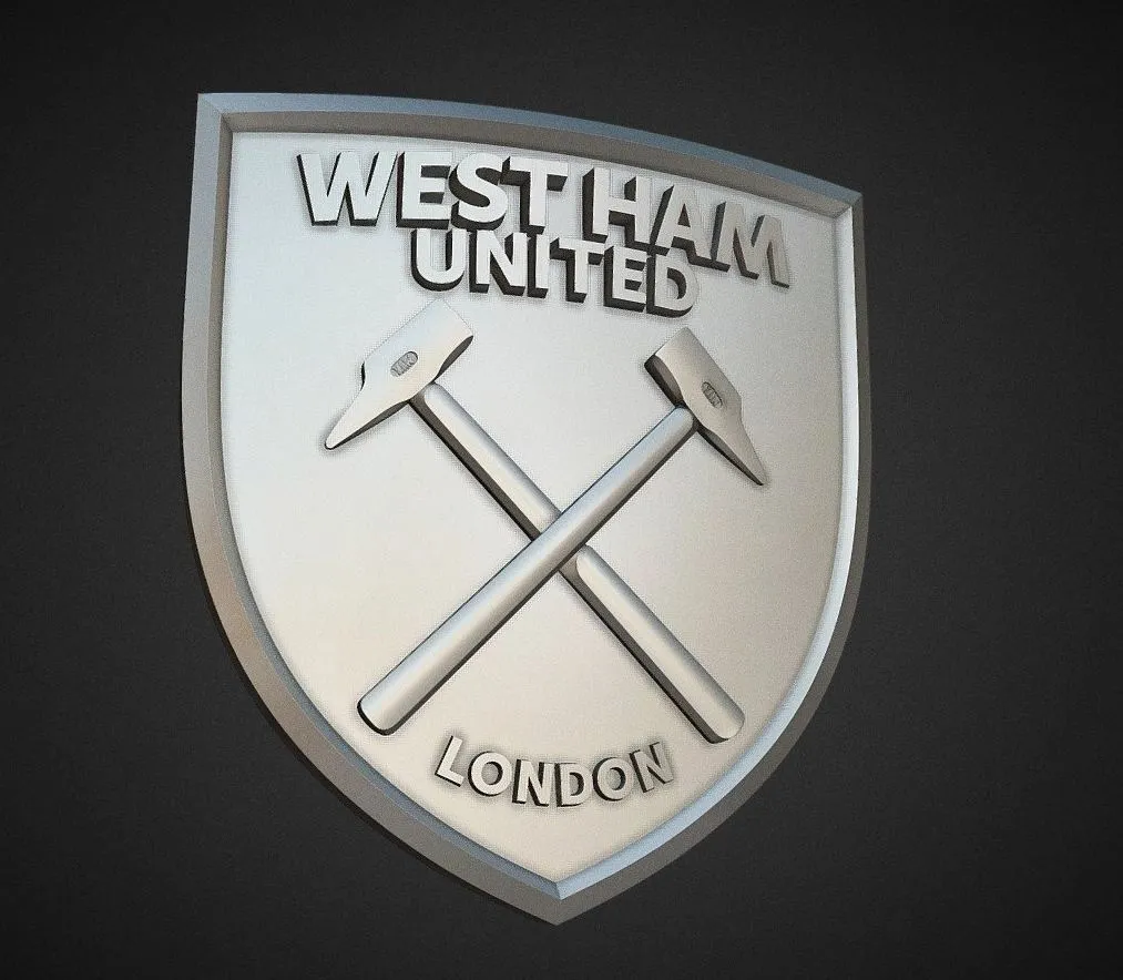 PBR Game 3D Models – Fc West Ham United Stl 3D Model For Cnc