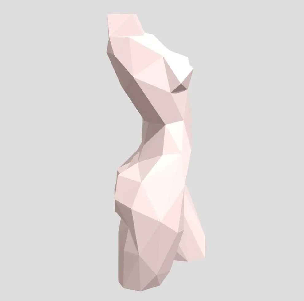 PBR Game 3D Models – Female Bust