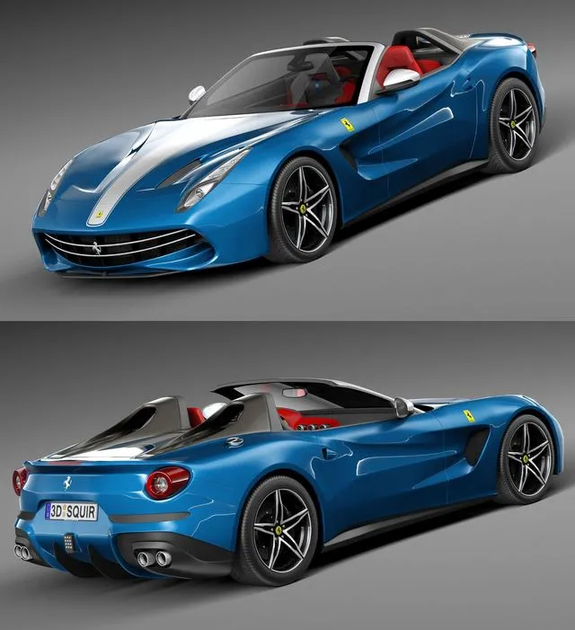 PBR Game 3D Models – Ferrari F60 America 2015