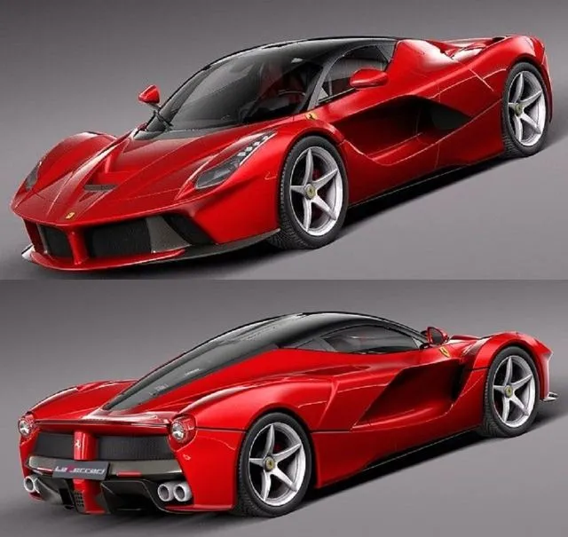 PBR Game 3D Models – Ferrari LaFerrari 2014