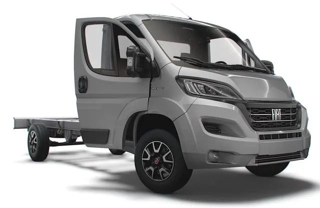 PBR Game 3D Models – Fiat Ducato Chassis SCab 4035WBXL 2023