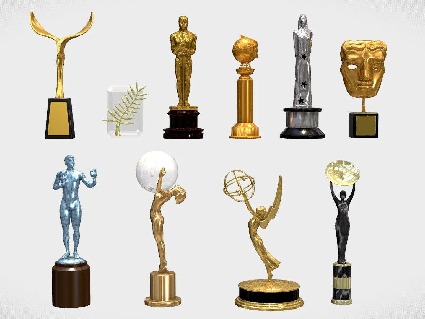 PBR Game 3D Models – Film Awards 3D