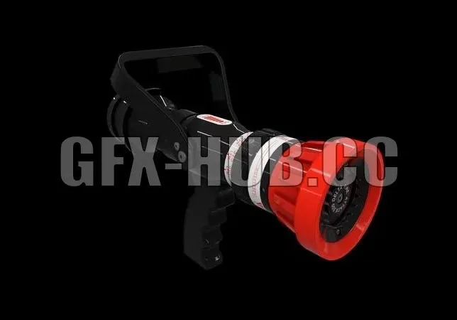 PBR Game 3D Models – FIRE NOZZLE Delta ATTACK 500