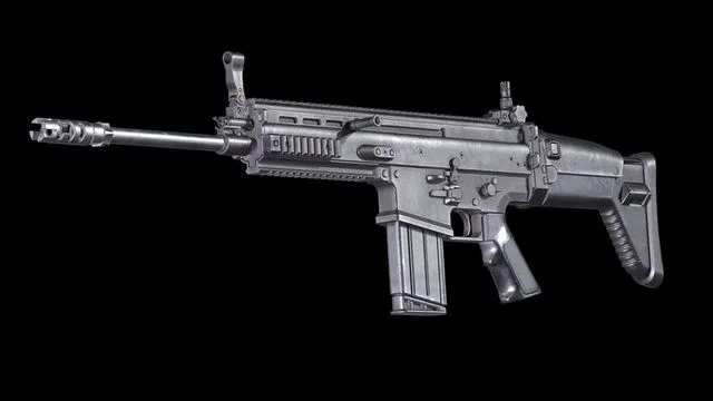 PBR Game 3D Models – FN SCAR 17S Worn