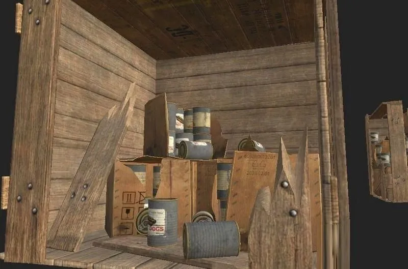 PBR Game 3D Models – Food Box Broken