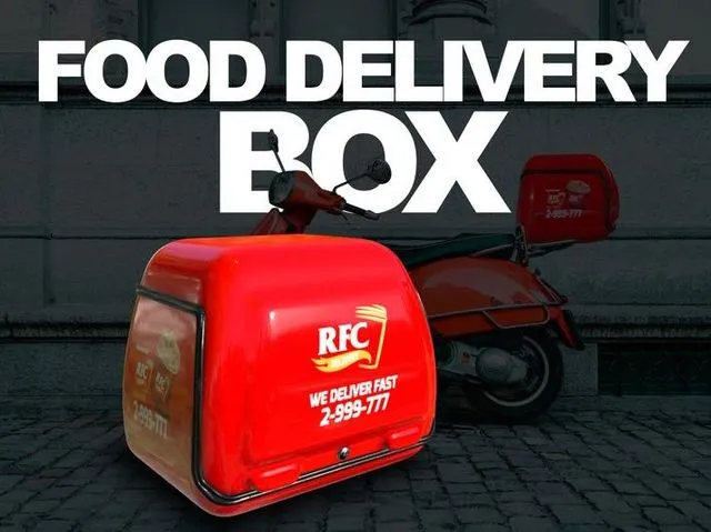 PBR Game 3D Models – Food Delivery Box