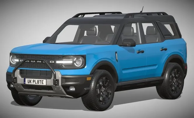 PBR Game 3D Models – Ford Bronco Sport 2025