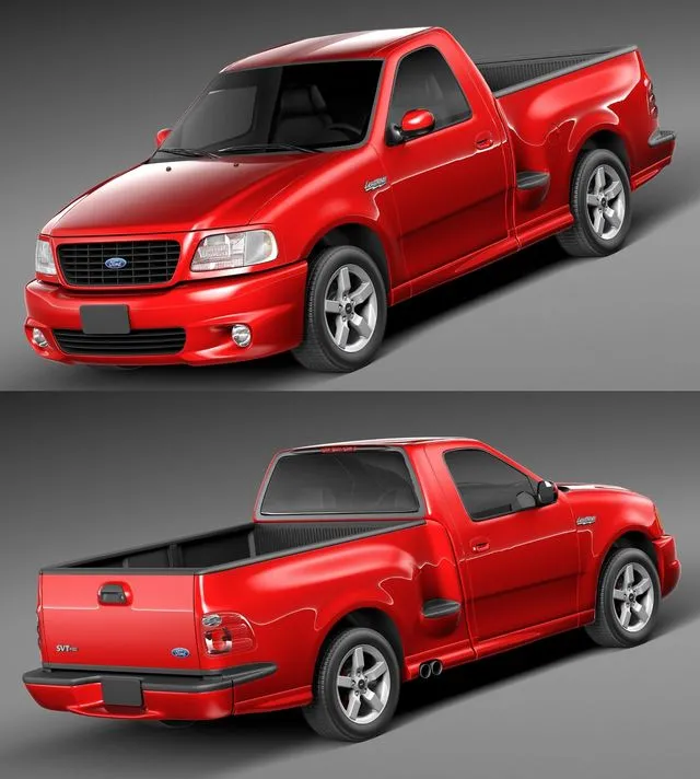 PBR Game 3D Models – FORD F-150 LIGHTNING 1999-2004