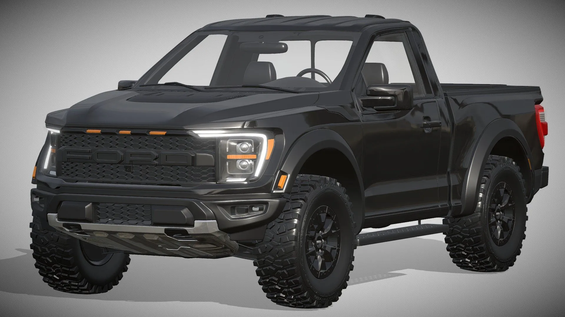 PBR Game 3D Models – Ford f-150 Raptor regular cab 2022