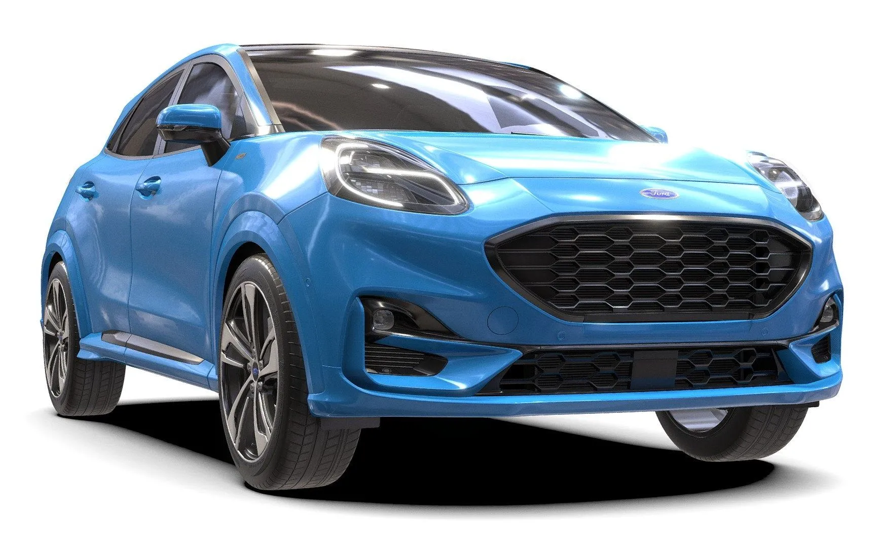 PBR Game 3D Models – Ford Puma 2020