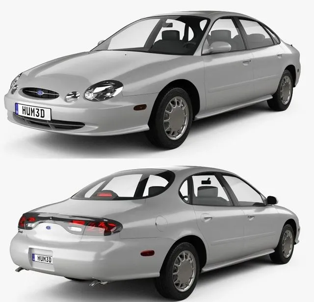 PBR Game 3D Models – Ford Taurus 1996