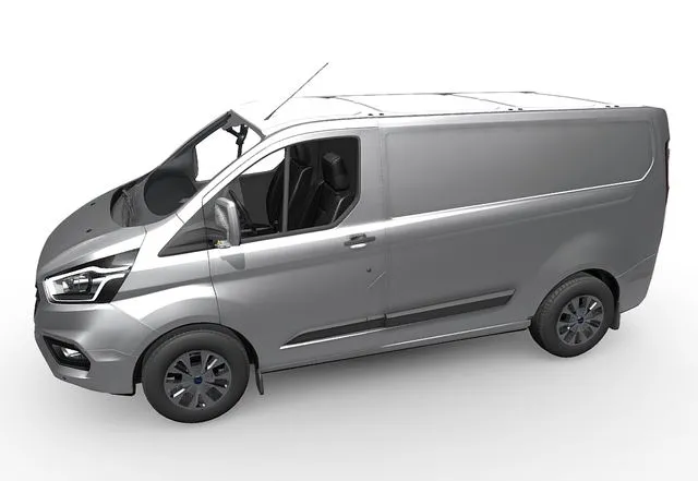 PBR Game 3D Models – Ford Transit Custom Van – Versatile and Realistic Commercial Vehicle