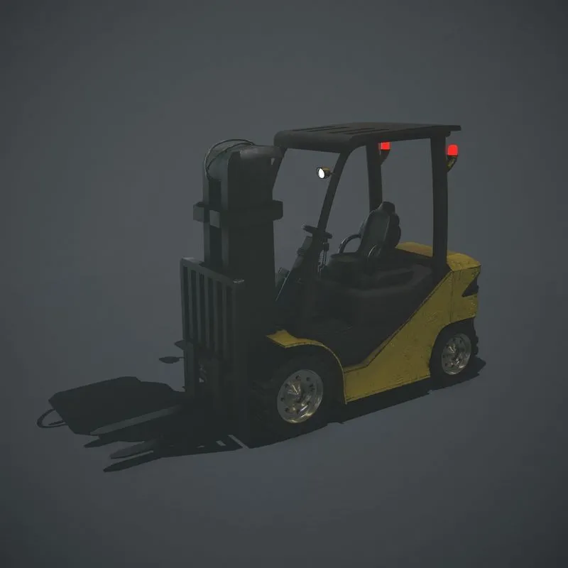 PBR Game 3D Models – Forklifts forklift