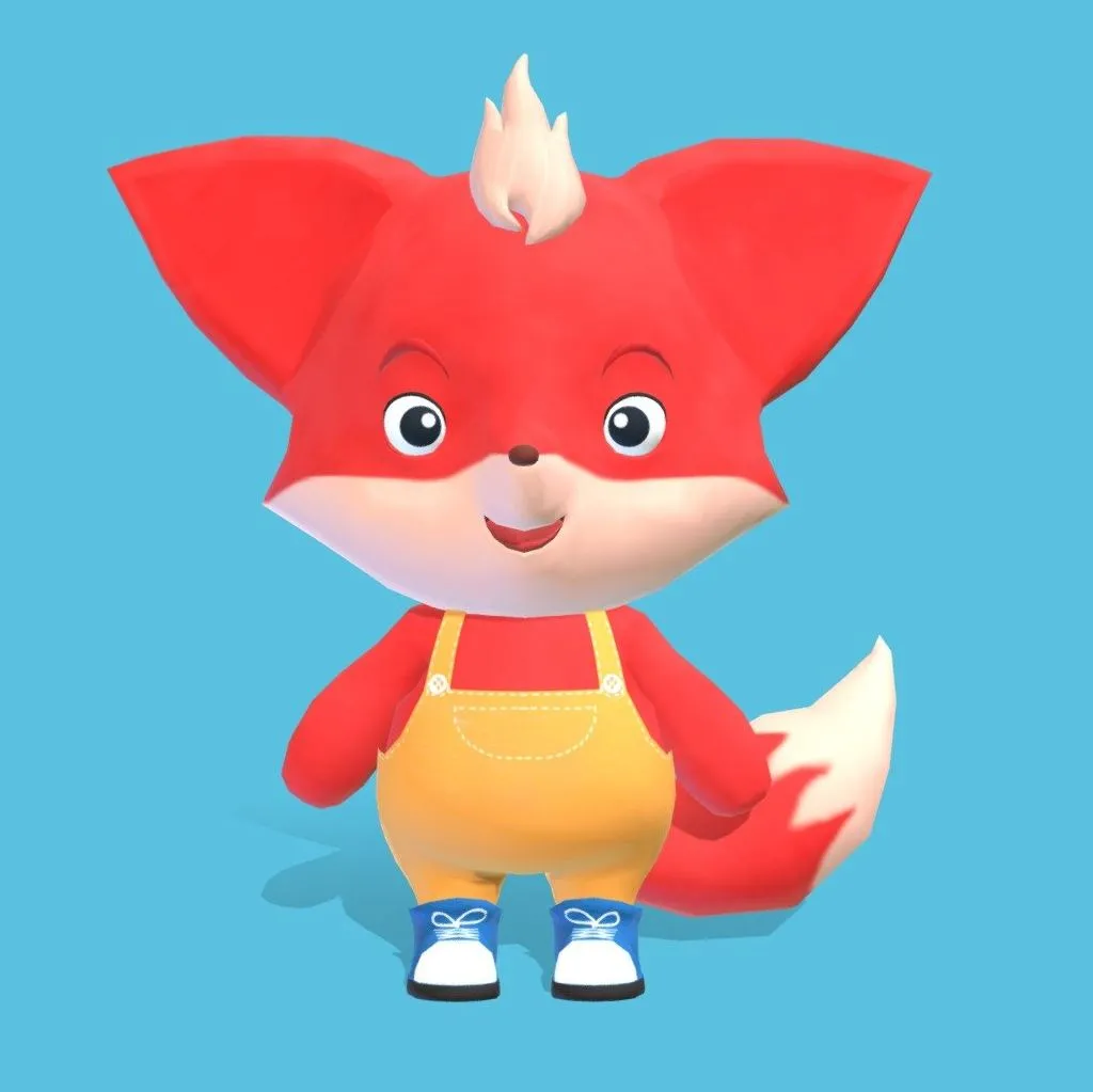 PBR Game 3D Models – Fox Game Ready