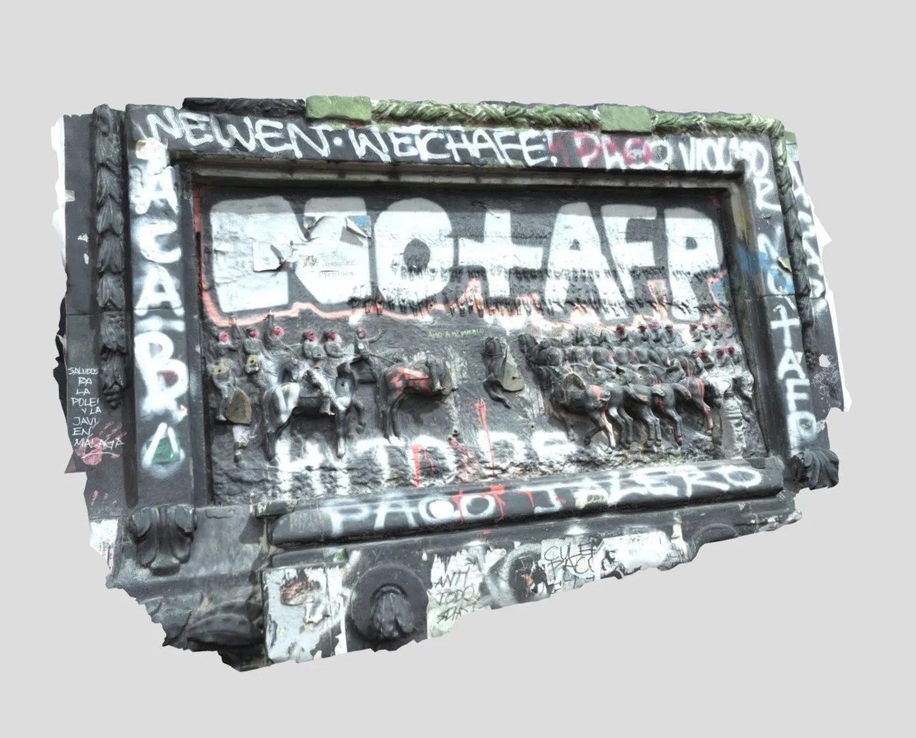 PBR Game 3D Models – Friso Monumento Baquedano Enero5 2020