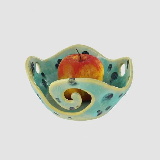 PBR Game 3D Models – Fruit Pottery Ceramic Wave Vase