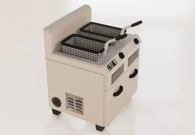 PBR Game 3D Models – Fryer Low Poly