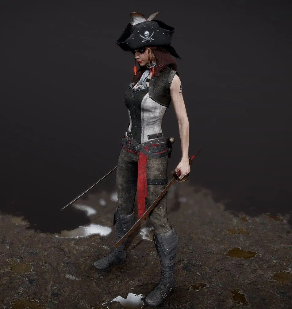 PBR Game 3D Models – Furry S3 The Pirates