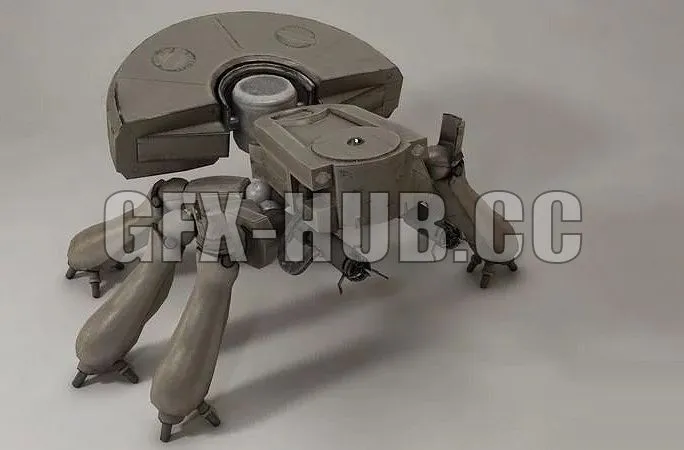 PBR Game 3D Models – g1f1x1-h1u1b,co-Ghost In The Shell – R3000 Tank