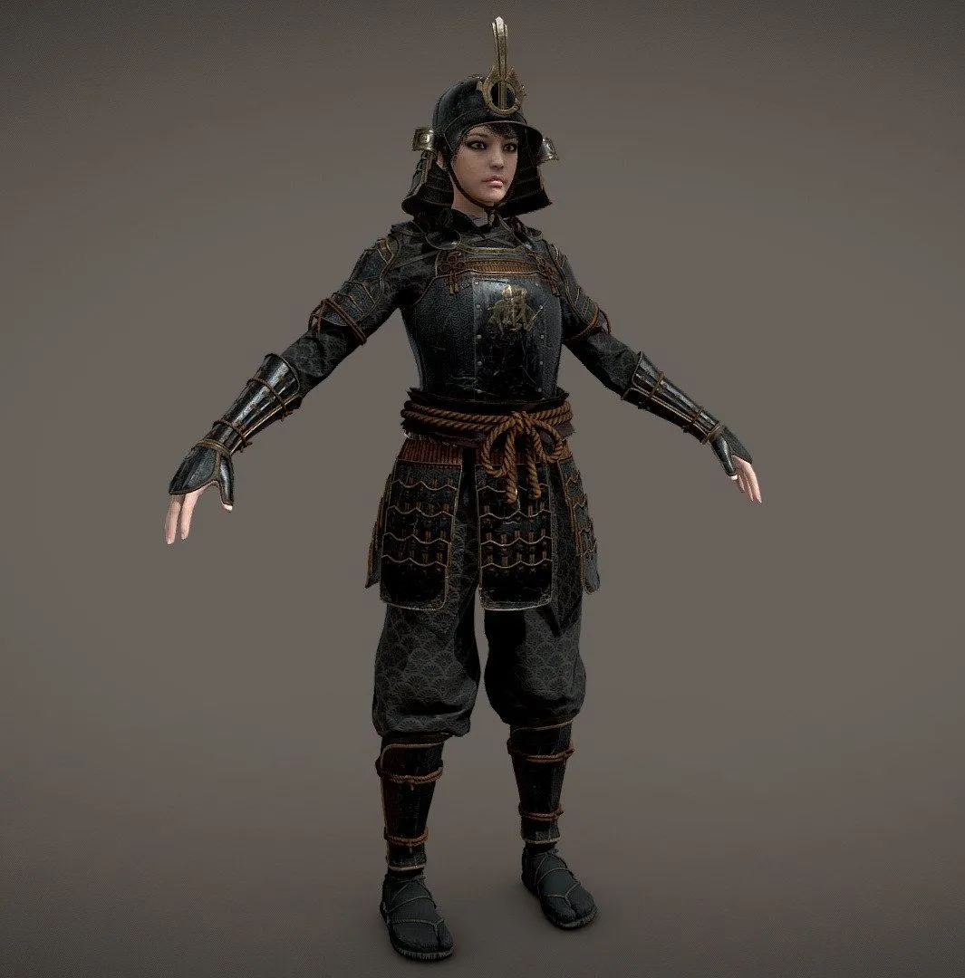 PBR Game 3D Models – G2 Katanami A Model