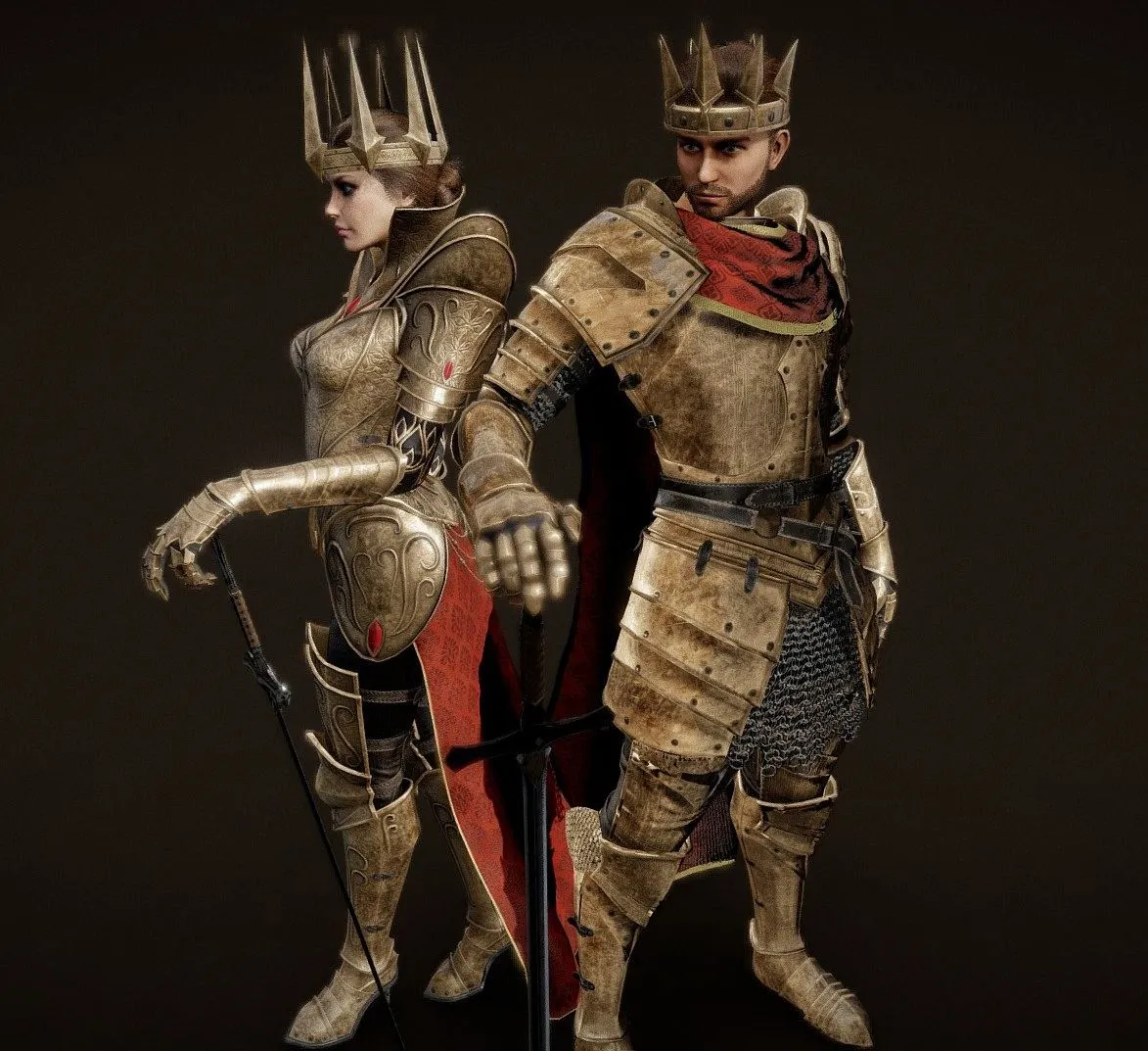 PBR Game 3D Models – G2 Knights02 Preview