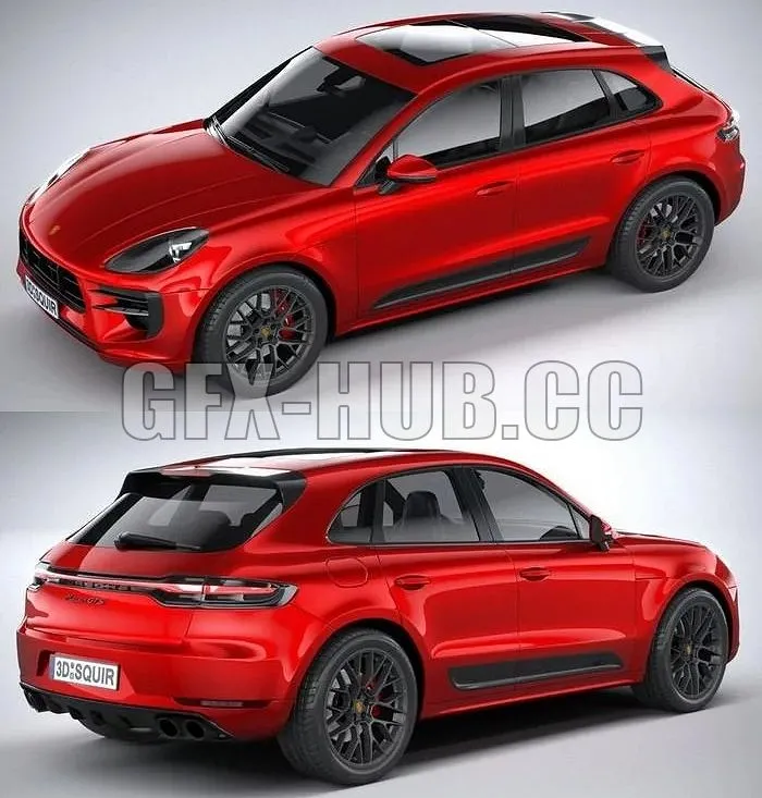 PBR Game 3D Models – g_f_x_-_h_u_b_cc-Porsche Macan GTS 2020