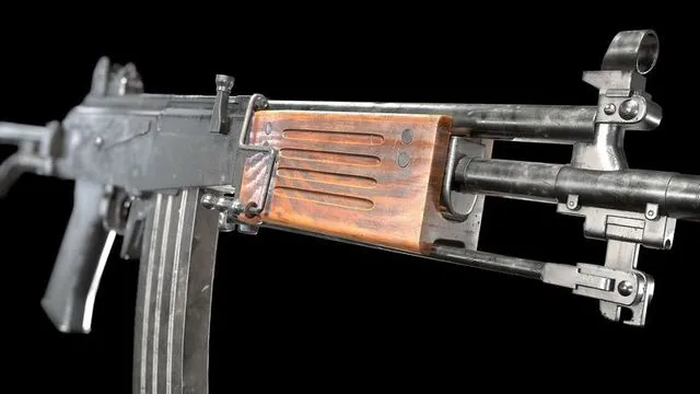 PBR Game 3D Models – Galil ARM imi lowpoly gun
