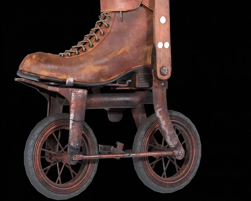 PBR Game 3D Models – Game Ready Hero Prop, Ritter Skates