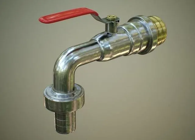 PBR Game 3D Models – Garden Tap