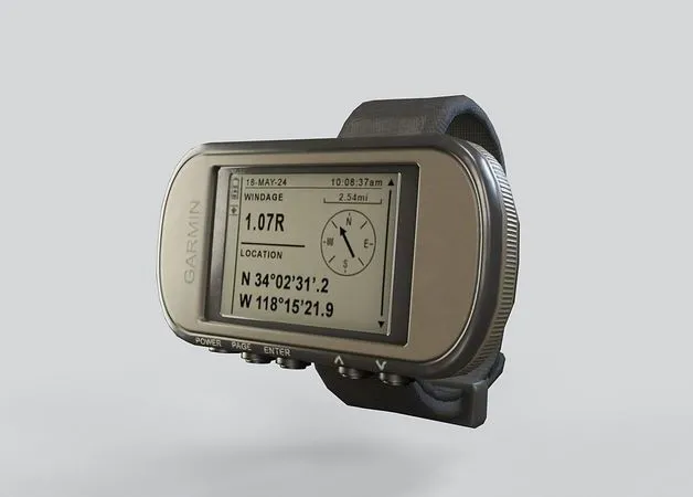 PBR Game 3D Models – Garmin Foretrex 601 Portable GPS navigator