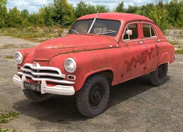 PBR Game 3D Models – GAZ-M72