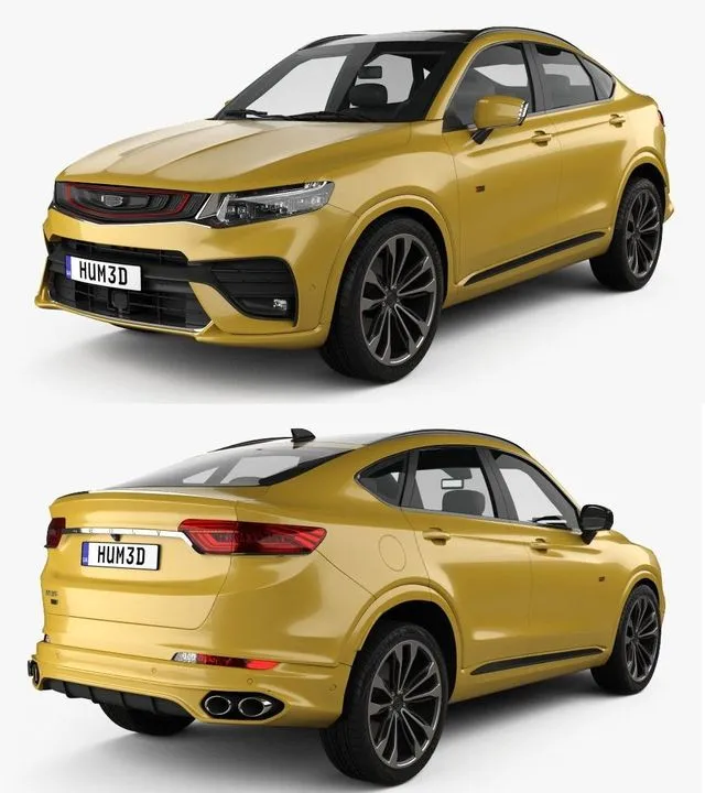 PBR Game 3D Models – Geely Xing Yue 2019