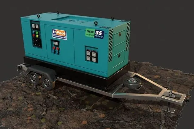 PBR Game 3D Models – Generator Trailer Mounted 1A
